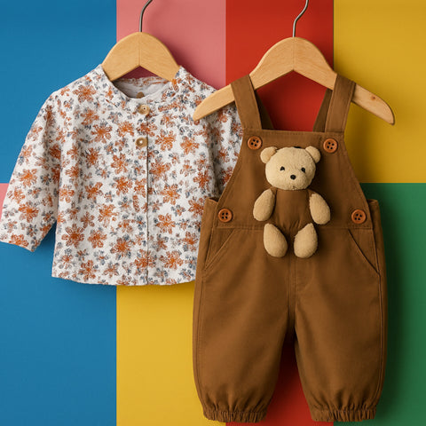 Baby Romper - Bear Brown - Baby Fit