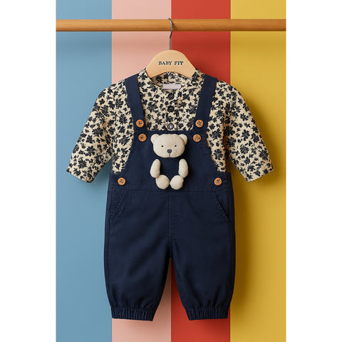 Baby Romper - Bear Blue - Baby Fit