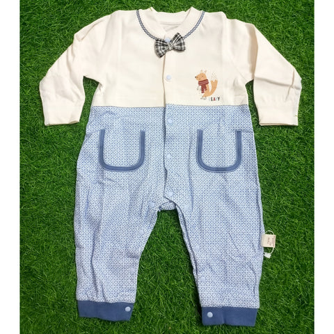 Winter Baby Romper - Ready - Blue