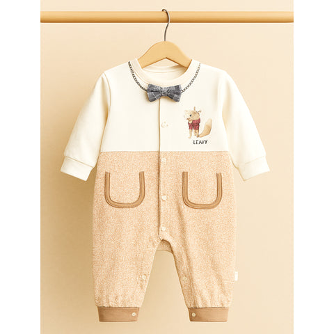 Winter Baby Romper - Ready - Brown