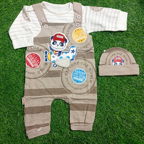 Romper with Cap - Aeroplane Skin