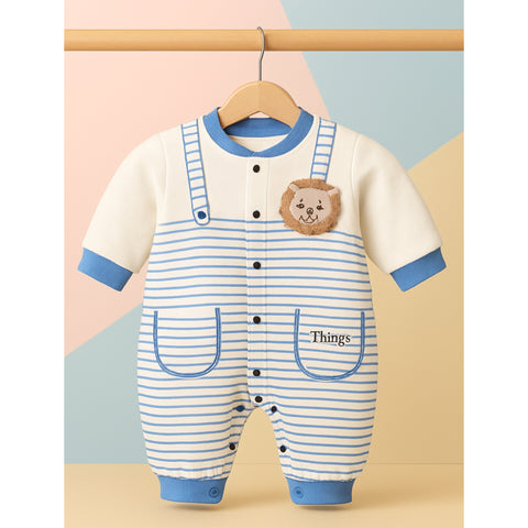 Winter - Premium Romper - Blue Lining