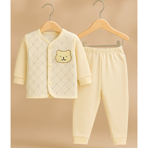 Night Suit - Bear - Yellow