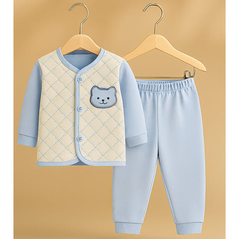 Night Suit - Bear - Blue