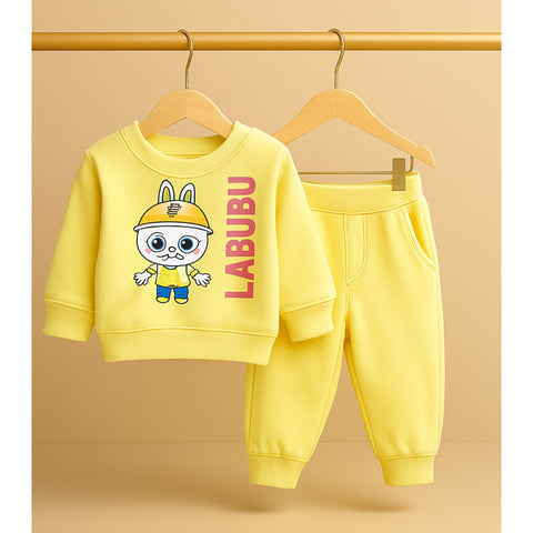 Sweatshirt and Trouser - Labubu - Yellow