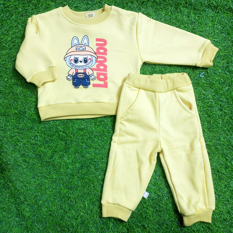 Sweatshirt and Trouser - Labubu - Yellow