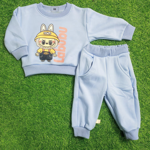 Sweatshirt and Trouser - Labubu - Light Blue