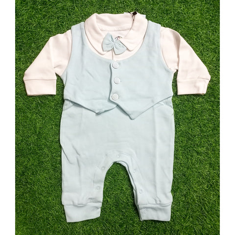 Baby Romper - Light  Blue - BL05
