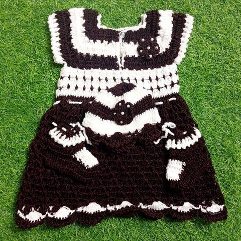 Crochet Baby Frock - Design 11