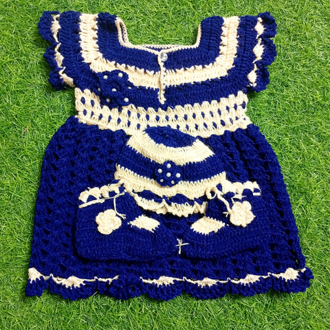 Crochet Baby Frock - Design 12
