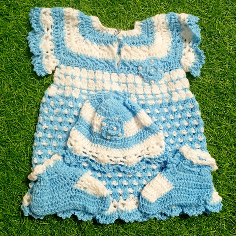 Crochet Baby Frock - Design 16