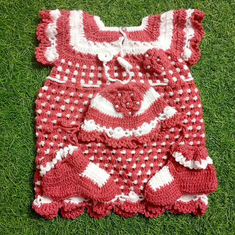 Crochet Baby Frock - Design 20