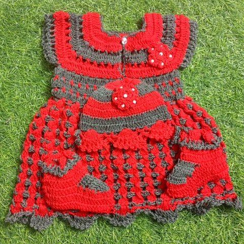 Crochet Baby Frock - Design 23