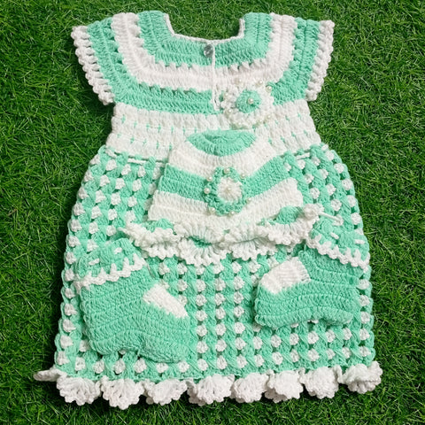 Crochet Baby Frock - Design 21