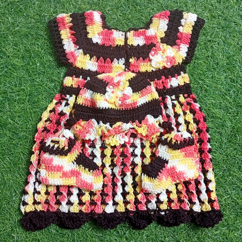 Crochet Baby Frock - Design 33