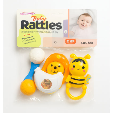 4 Pieces - Rattle Set
