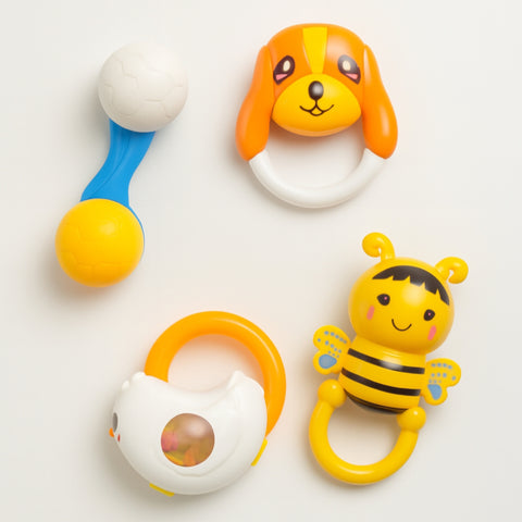 4 Pieces - Rattle Set