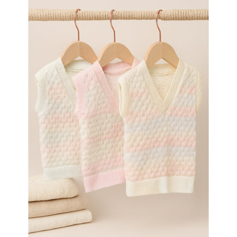 Pack of 3 - Woolen Vests V Neck