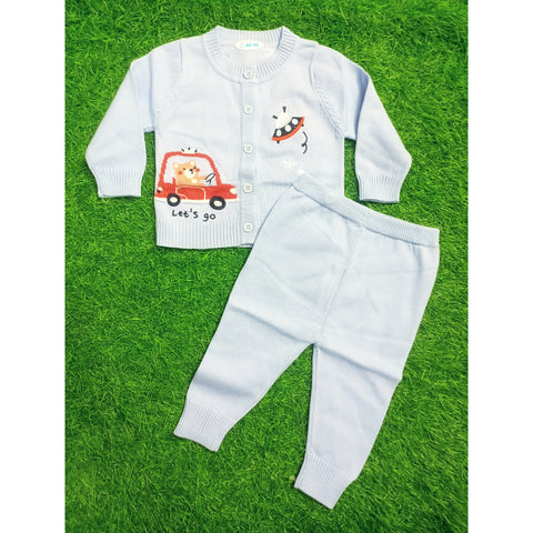 Woolen - Shirt & Trouser - Space Blue