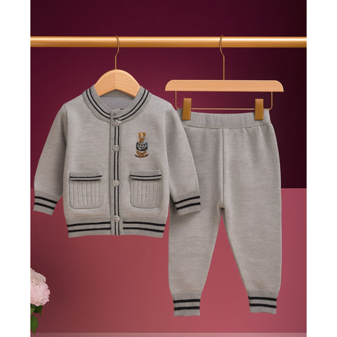 Woolen - Shirt & Trouser - Gray Lining