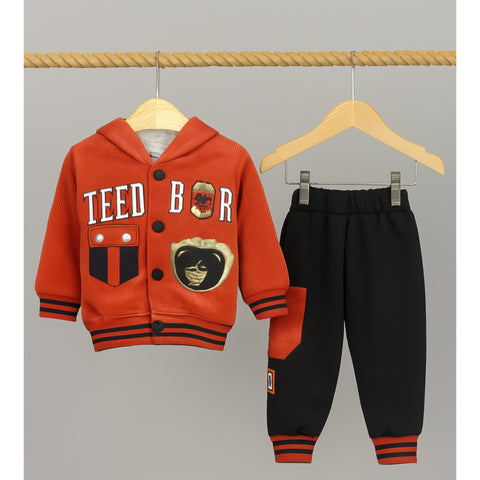 Winter - Hoodie & Trouser - Bear Orange