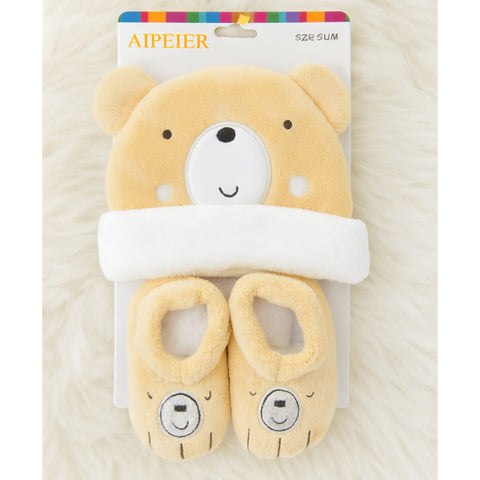 2 Pieces Set -  Cap & Booties - D5