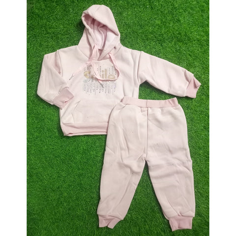 Winter - Hoodie & Trouser - Pink Smile