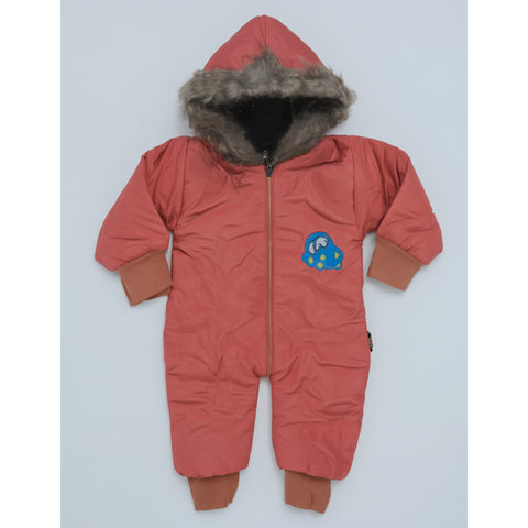 Imported Winter Romper - Pink Car - SBP26