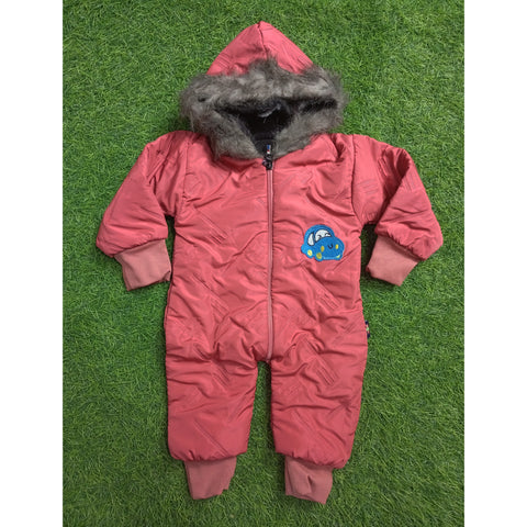 Imported Winter Romper - Pink Car - SBP26