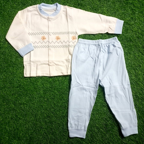 Premium Shirt & Trouser - Cartoon Blue