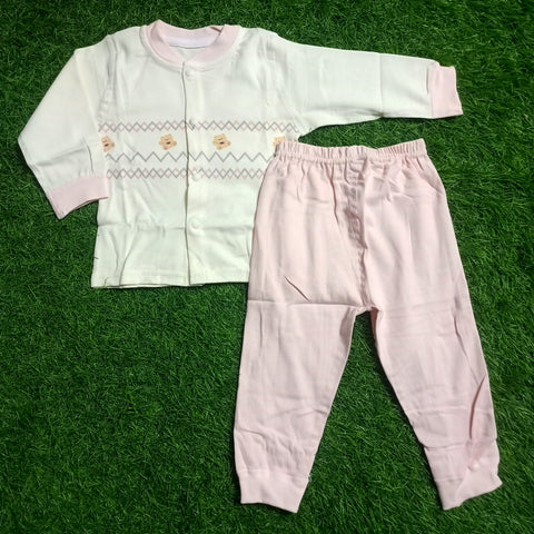 Premium Shirt & Trouser - Cartoon Pink