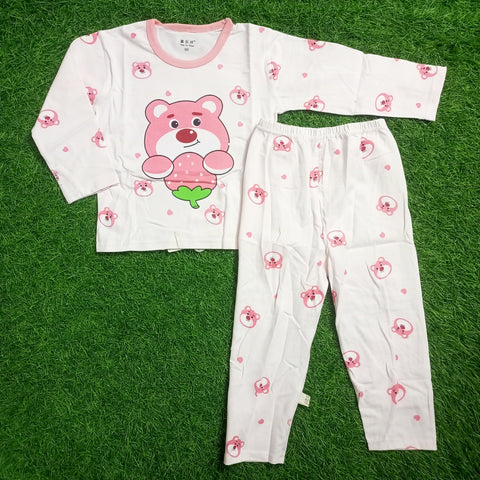 Shirt & Trouser - Pink Cartoon