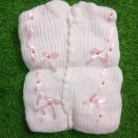 Wool Shirt & Trouser with Cap - Ribbon Style