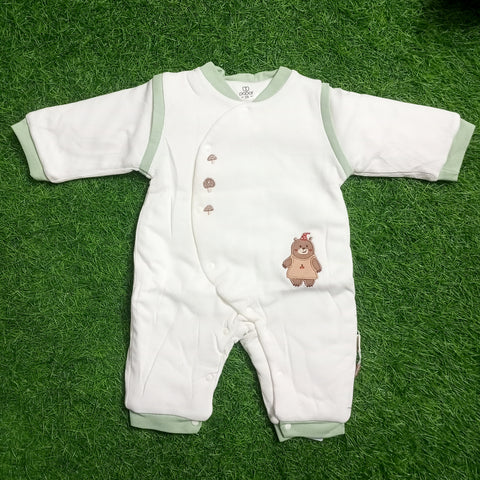 Winter - Baby Romper - Green Cartoon