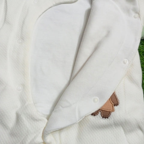 Winter - Baby Romper - Blue Cartoon