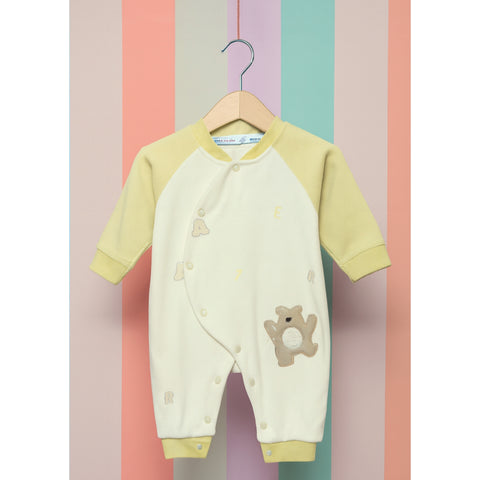 Winter - Baby Romper - Bear Green