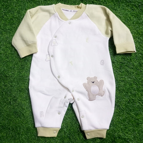 Winter - Baby Romper - Bear Green