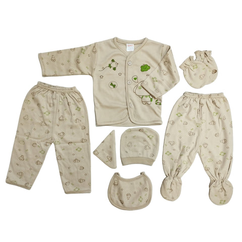 SB - 7 Pieces Cartoon Gift Set - Light Brown