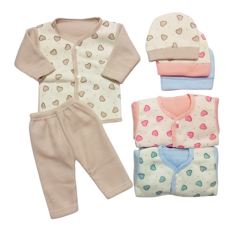 Night Suits Pack of 3 - Hearts