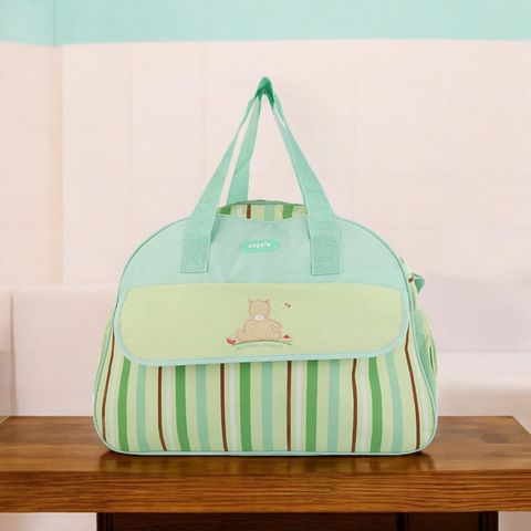 D-Shape Diaper Bag - Stripes
