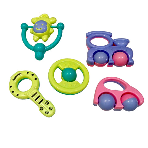 5 Pieces Rattle Set Baby Toy