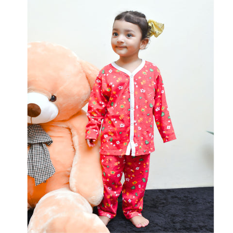 SB - Night Suit - Red Flowers - N2432