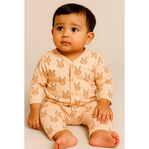 Summer Night Suit - 25 - Peach Rabbit