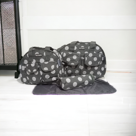 4 Pieces Baby Kingdom Bag Set - Circles