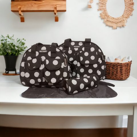 4 Pieces Baby Kingdom Bag Set - Circles