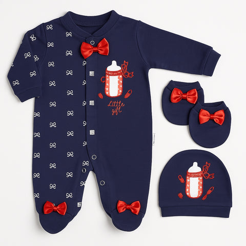 3 Pieces Baby Gift Set - Blue Design