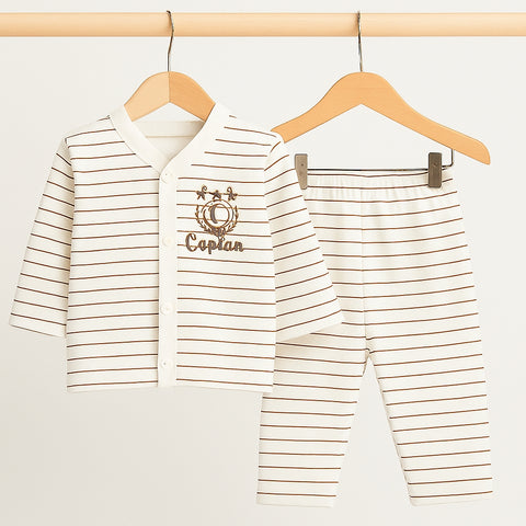 Night Suit - Brown Lining - My Baby