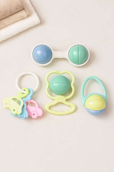 4 Pieces - Rattle Set