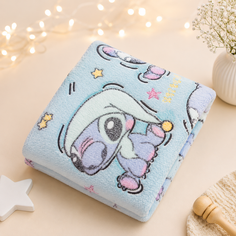 Kids Blanket - Glow In The Dark - Blue