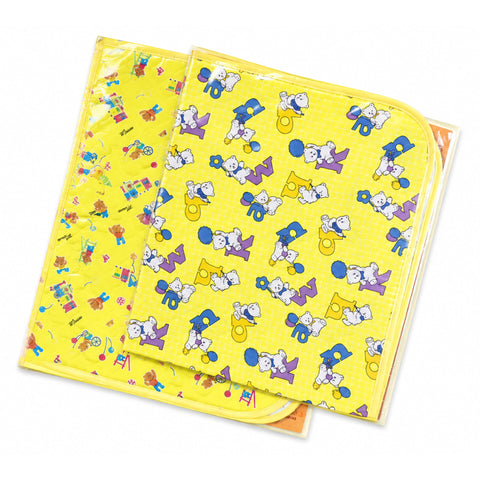 Diaper Changing Sheet - Mix Print - Yellow